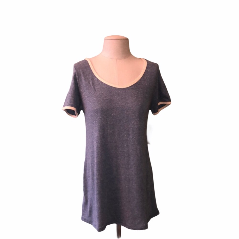 LuLaRoe blue scoop neck Classic T-shirt size x-small